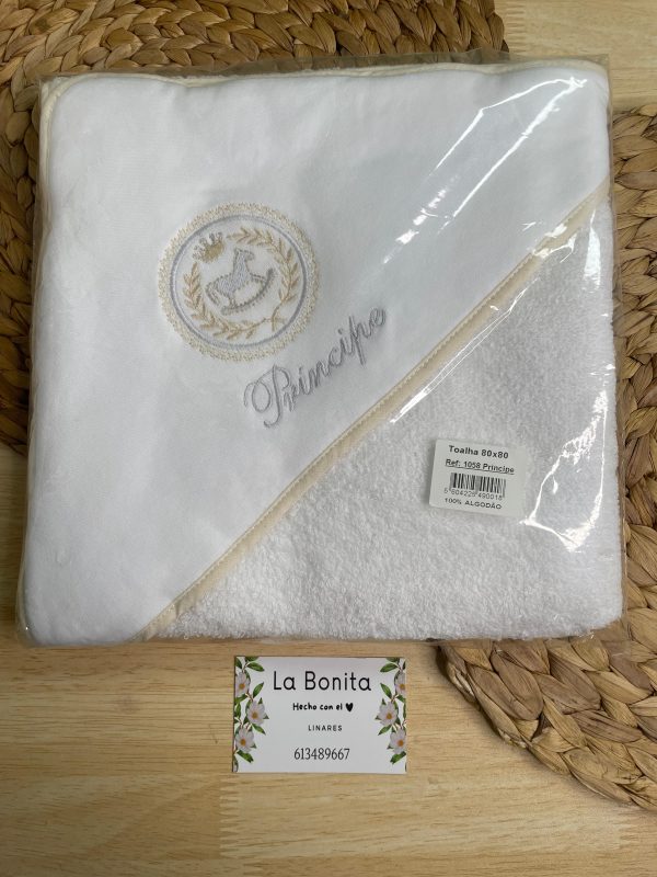 Capa de baño Príncipe Beige