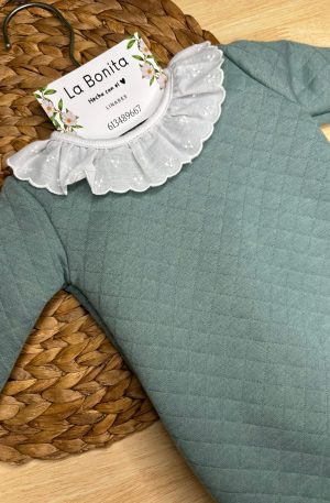 Pelele con Encaje - Verde