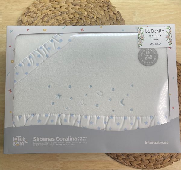 CORALINA CUNA -  Estrellas Azul