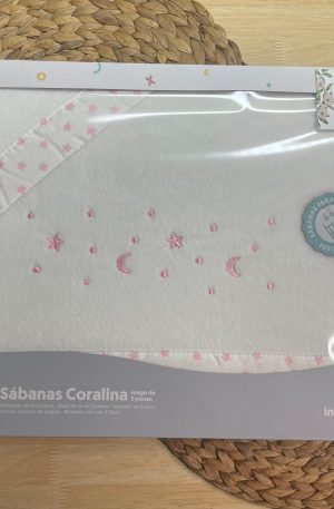 CORALINA CUNA - Estrellas Rosa