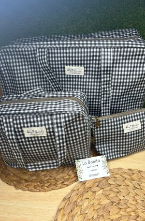 Bolsos maternidad/carro - Vichy Negro