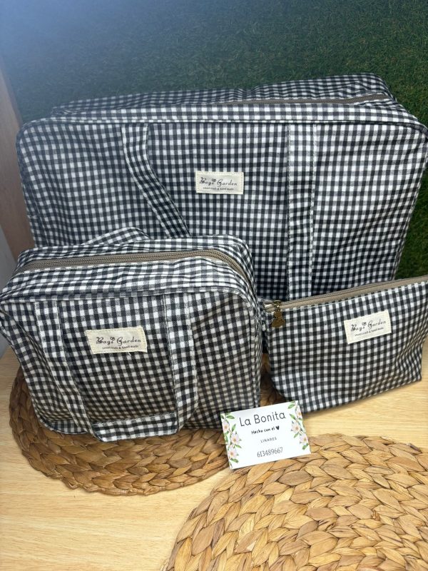 Bolsos maternidad/carro - Vichy Negro