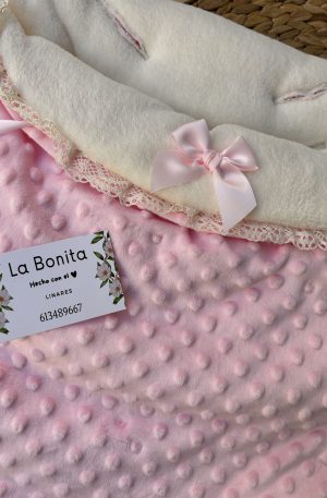 Saco Capazo Lacito Rosa