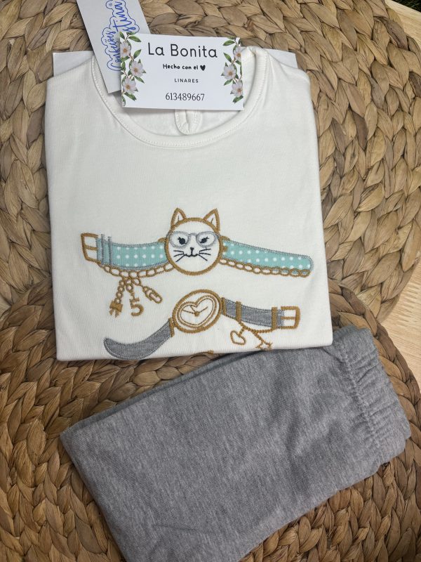 Conjunto Reloj Gris