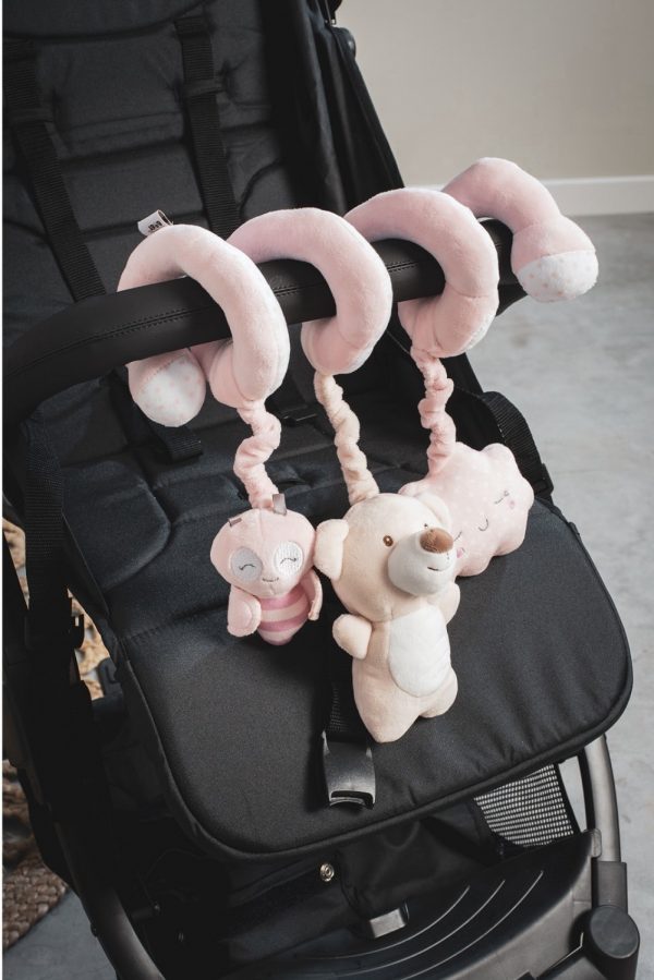 Espiral Carro Oso Rosa