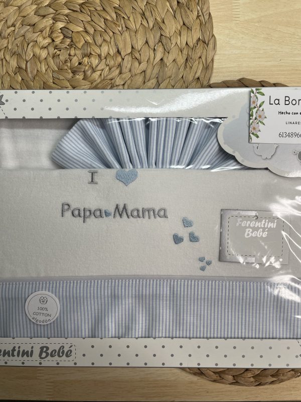 FRANELA MINICUNA - Papá y Mamá Azul