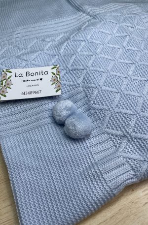 Toca Azul Bebé Rombitos
