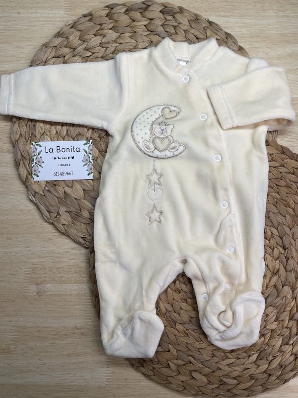 Pijama Luna Beige - Talla 0-1