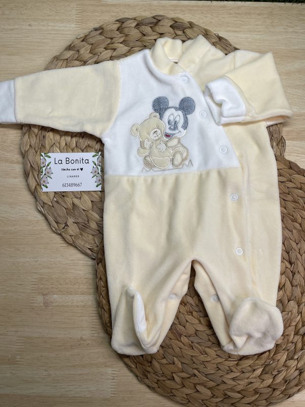 Pijama Ratón Beige - Talla 1