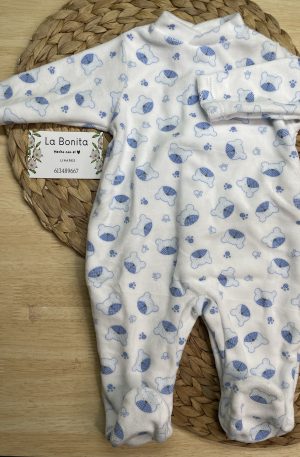 Pijama Ositos Azules - Talla 3