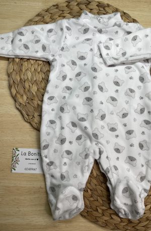 Pijama Ositos Grises - Talla 3