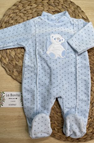 Pijama Oso Azul - Talla 0