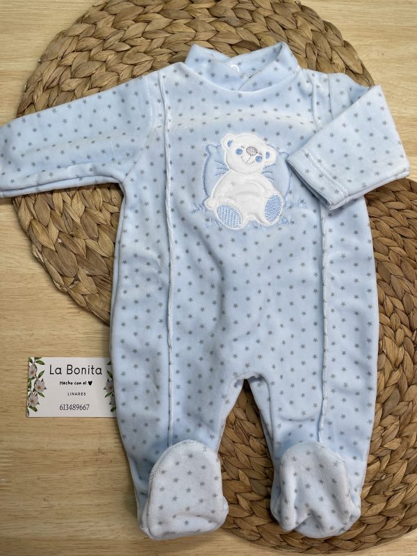 Pijama Oso Azul - Talla 0