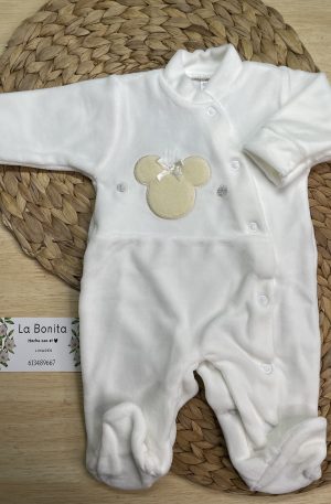 Pijama Ratón Beige - Talla 2
