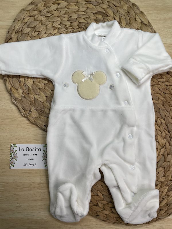 Pijama Ratón Beige - Talla 2