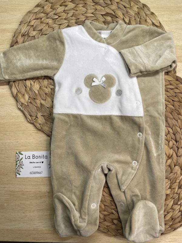 Pijama Ratón Marrón - Talla 0