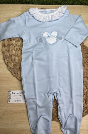 Pijama Ratón Azul - Talla 12-18