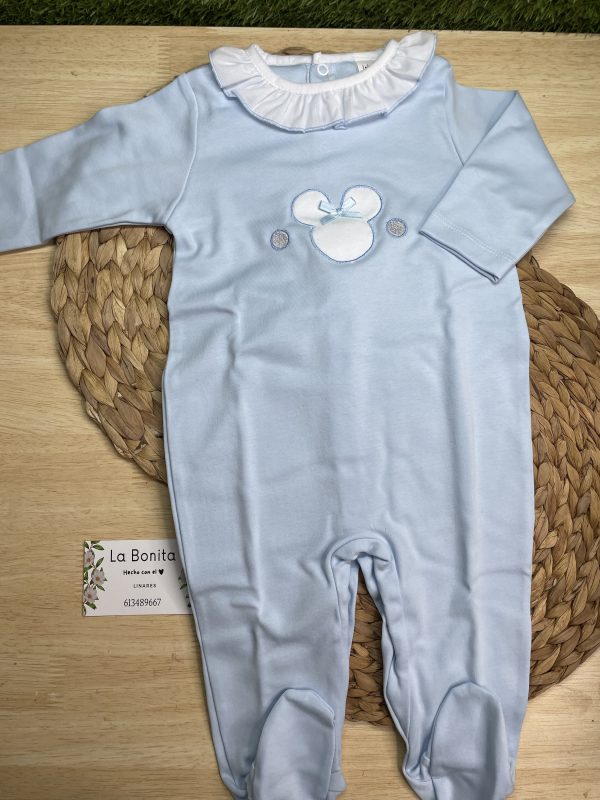 Pijama Ratón Azul - Talla 12-18