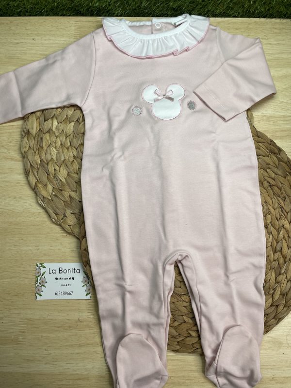 Pijama Ratón Rosa - Talla 12-18