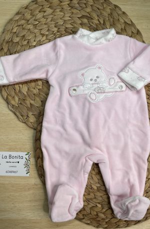 Pijama Oso Rosa - Talla 0