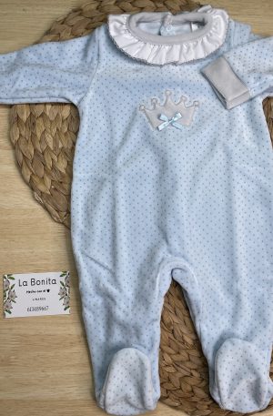 Pijama Lunares Azul - Talla 6