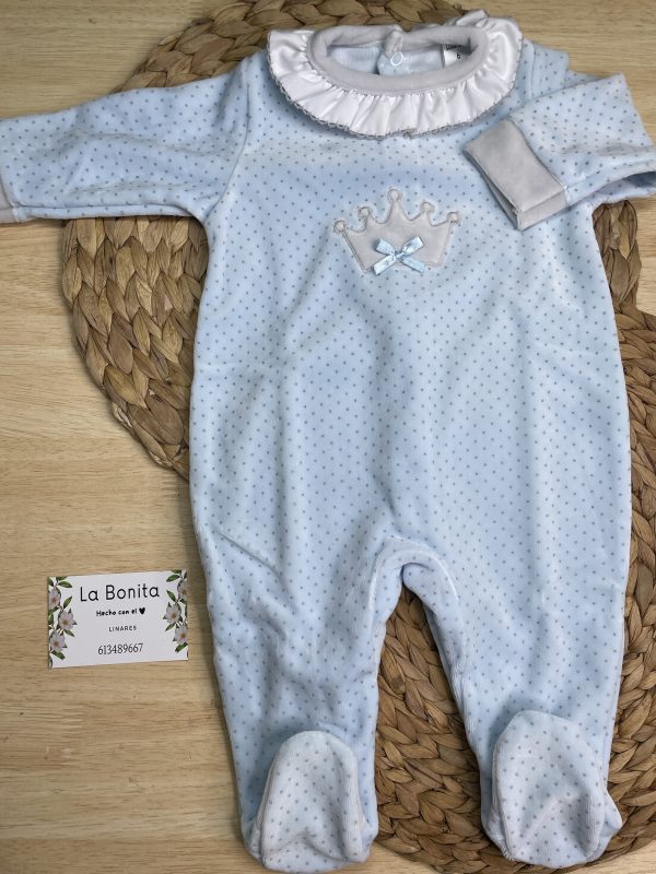 Pijama Lunares Azul - Talla 6