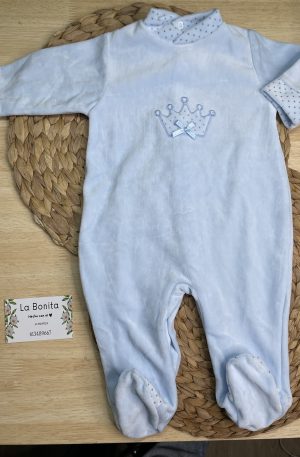 Pijama Corona Azul - Talla 6