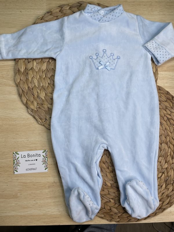 Pijama Corona Azul - Talla 6