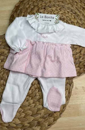 Conjunto Puntitos Rosa