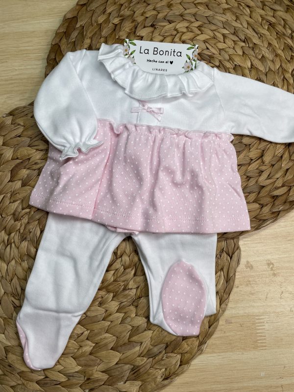 Conjunto Puntitos Rosa