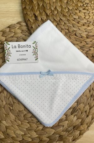 Muselina Lazo Azul