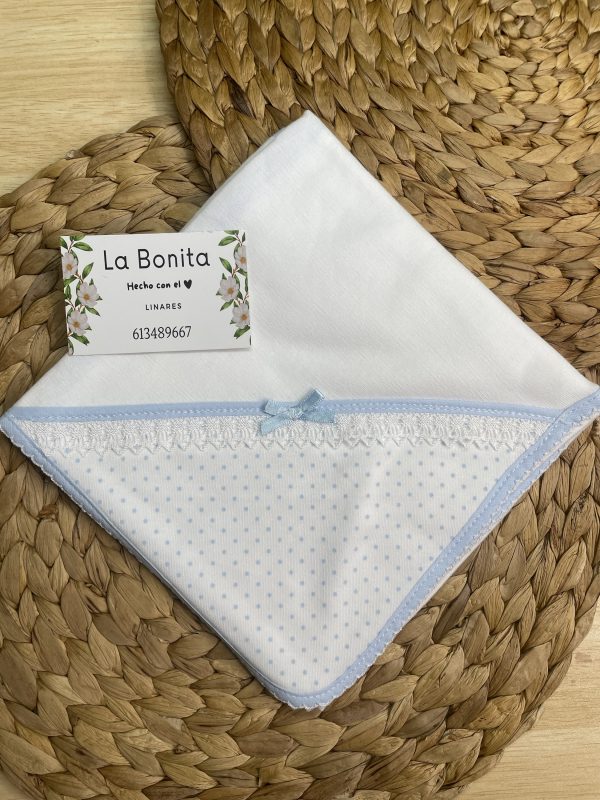 Muselina Lazo Azul