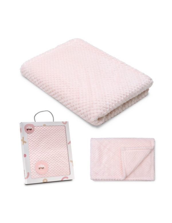 Manta Extra suave Rosa