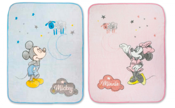 Manta Cuna Mickey Azul - Imagen 2