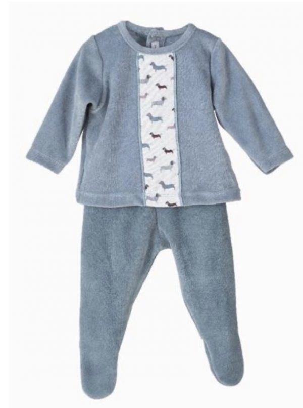 Conjunto Perritos talla 0/1 Calamaro