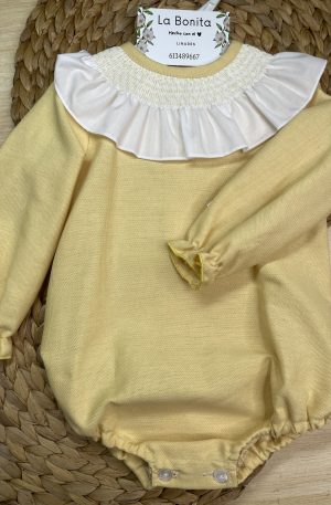 Pelele con Volante - Amarillo