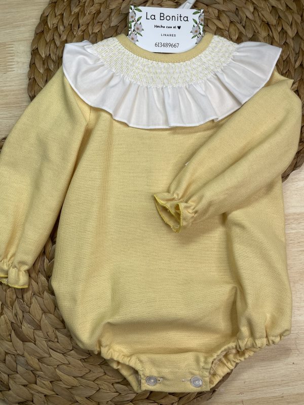 Pelele con Volante - Amarillo