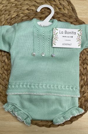 Hilo Modelo Sonrisa - Verde agua - Talla 3