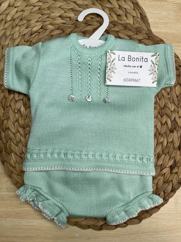 Hilo Modelo Sonrisa - Verde agua - Talla 3