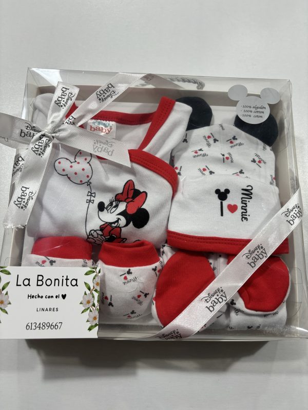 5 piezas - Minnie Rojo