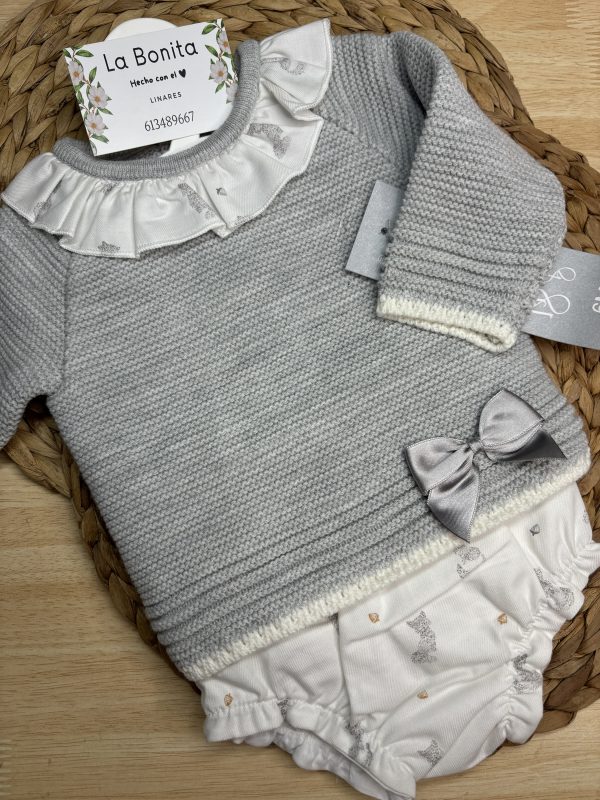 Conjunto Gris Talla 6