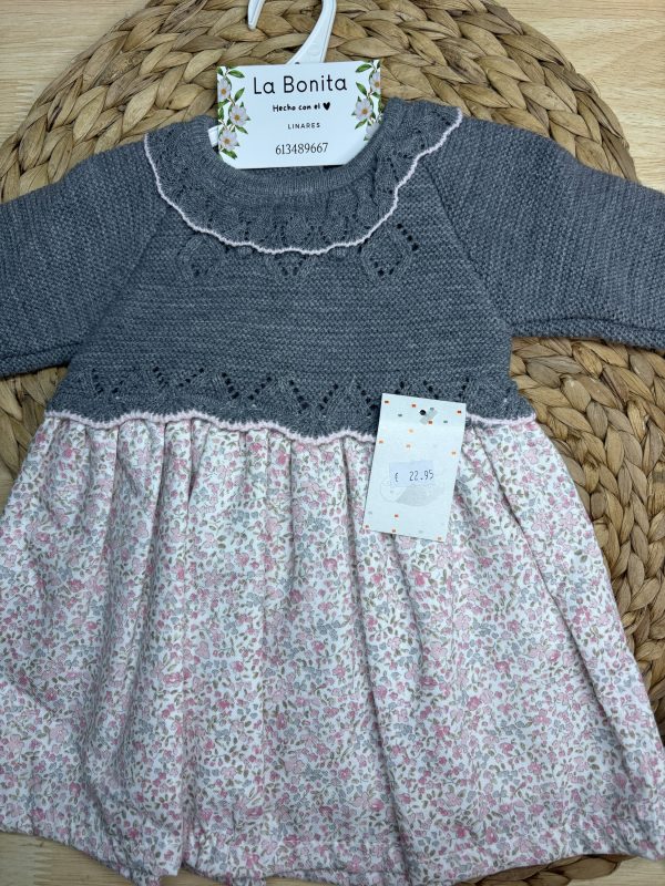 Vestido Gris - Talla 6