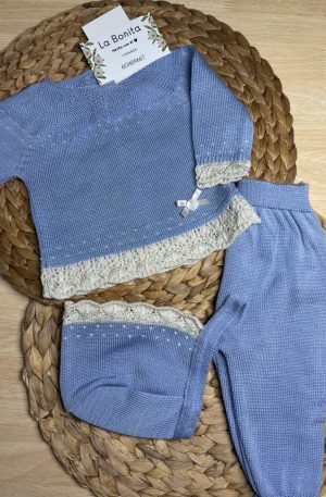 Hilo Bordado Azul - Talla 0/1