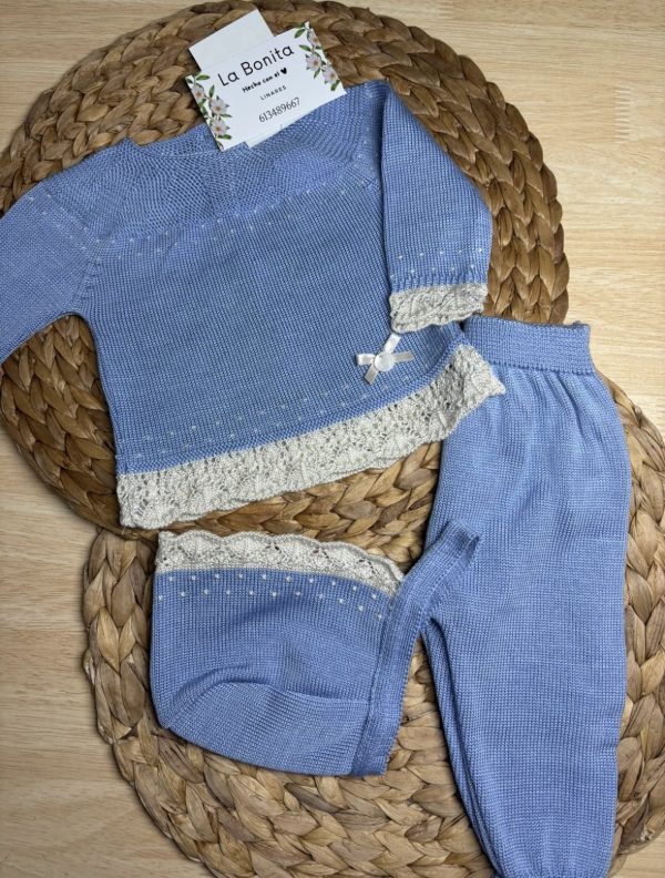 Hilo Bordado Azul - Talla 0/1