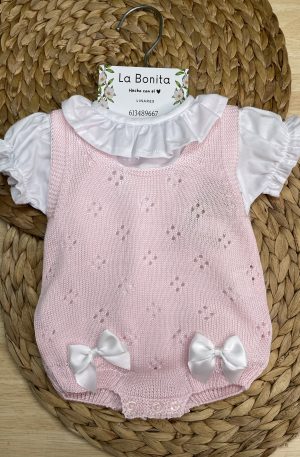 Hilo Modelo Sevilla - Rosa Bebé - Talla 0/1
