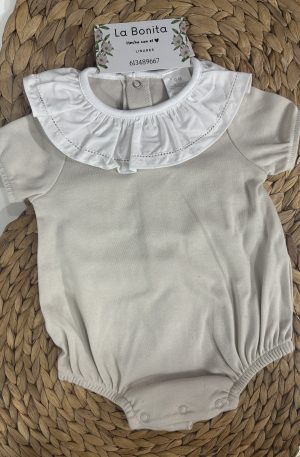 Pelele París Beige - talla 0/1