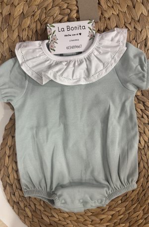 Pelele París Verde - Talla 0/1