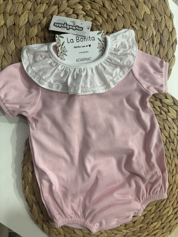 Pelele París Rosa - Talla 0/1
