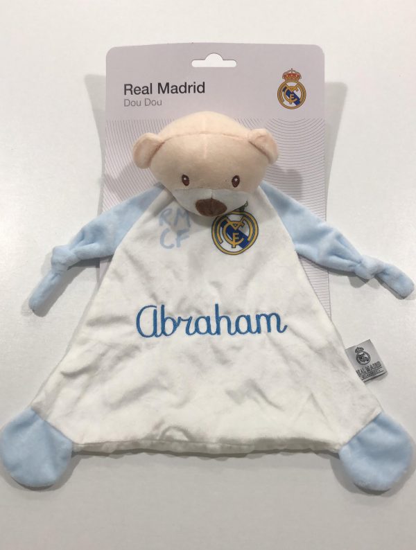 Doudou Real Madrid Azul PERSONALIZADO
