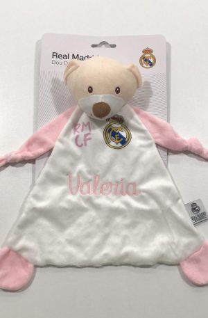 Doudou Real Madrid Rosa PERSONALIZADO